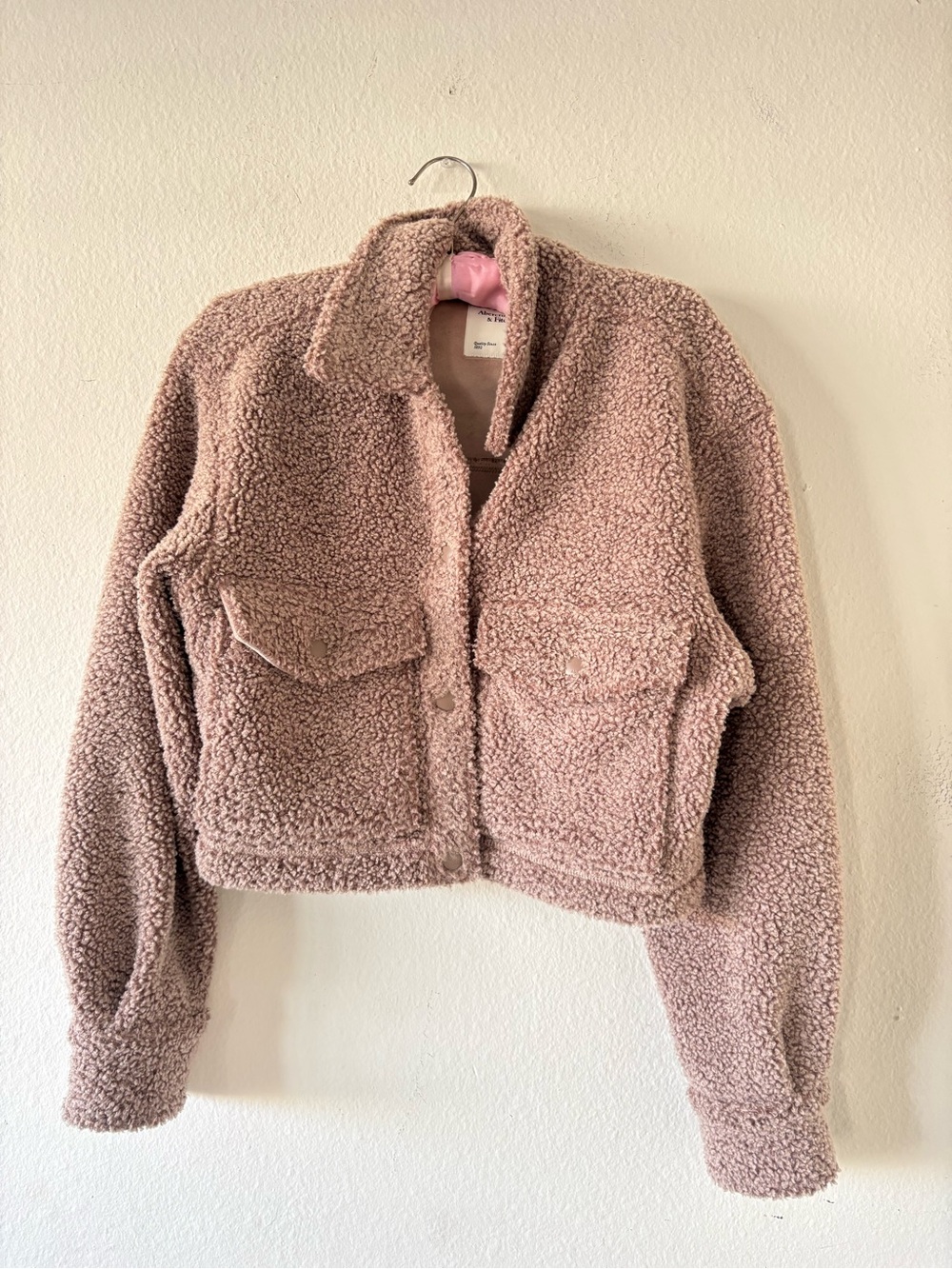 Abercrombie and Fitch Cozy Teddy Fall Jacket